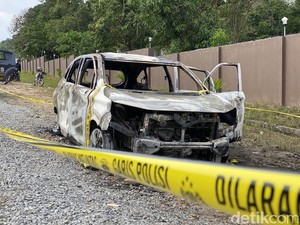 Sebelum Tewas Terbakar, Diki Bawa Mobilnya Keluar Masuk SPBU