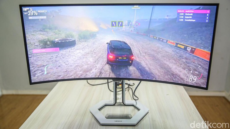 Monitor Lenovo Legion PRO 34WD-10 dengan layar lengkung adalah monitor gaming dengan kualitas gambar yang bagus sebagai bagian dari ekosistem perangkat Lenovo.