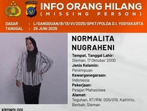Bantu Cari Dab! Mbak Normalita Asal Sleman Dilaporkan Hilang