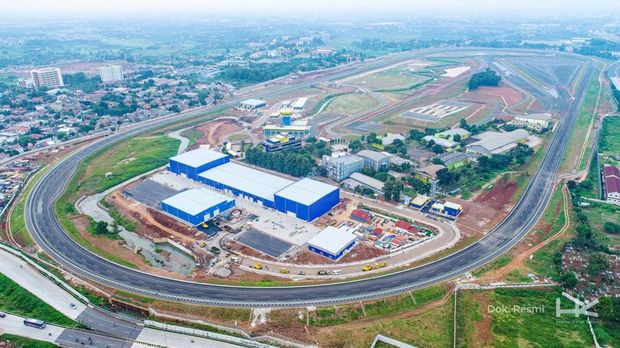 Penampakan fasilitas pengujian kendaraan kelas dunia