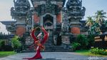 Pesona Pelajar Berbusana Adat Warnai TMII
