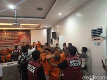 107 Pelaku Narkoba Jaringan China Ditangkap di Makassar, 10 Kg Sabu Disita