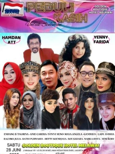 Sejumlah penyanyi melakukan penggalangan dana untuk Hamnda ATT, Kamis (26/6/2025).
