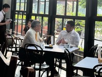 Taufan Pawe-Adnan Ngobrol Sejam di Jakarta Jelang Musda Golkar Sulsel