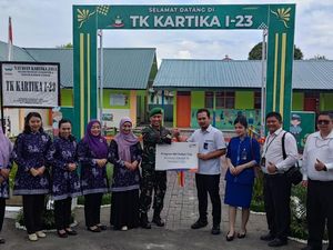 TK Kartika Yonzipur 1 Medan Direnovasi, Dukung Pendidikan Berkualitas