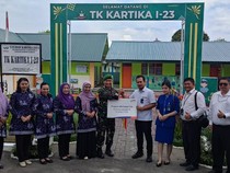 TK Kartika Yonzipur 1 Medan Direnovasi, Dukung Pendidikan Berkualitas