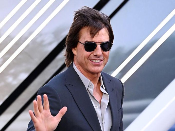 Tom Cruise menghadiri Pemutaran Perdana Eropa F1: The Movie di Cineworld Leicester Square pada 23 Juni 2025 di London, Inggris.