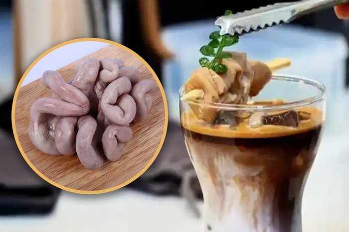 Viral Minuman Kopi Topping Sate Usus Babi, Gimana Rasanya?