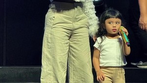 Karena Gempi cantik, ujar Atta menirukan jawaban Ameena. Foto: dok. Instagram dan TikTok Aurel/Kris Dayanti