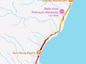Ini Penampakan Citra Peta Macet 7 KM Menuju Pelabuhan Ketapang