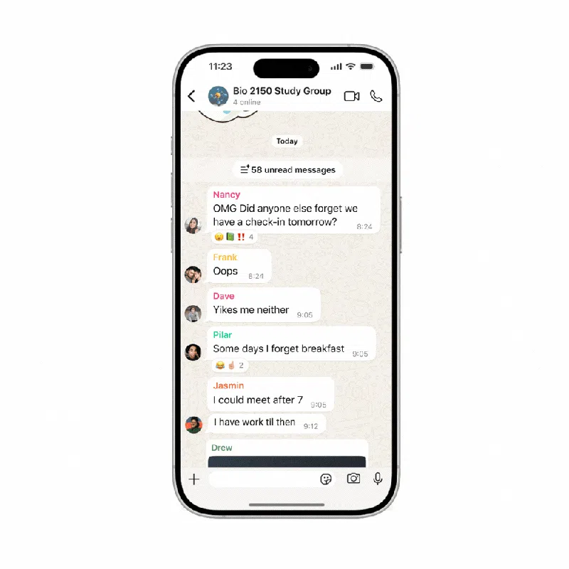 Fitur rangkum pesan di WhatsApp pakai Meta AI