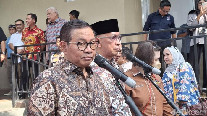 Gubernur Jakarta Pramono Anung di Jakarta Utara
