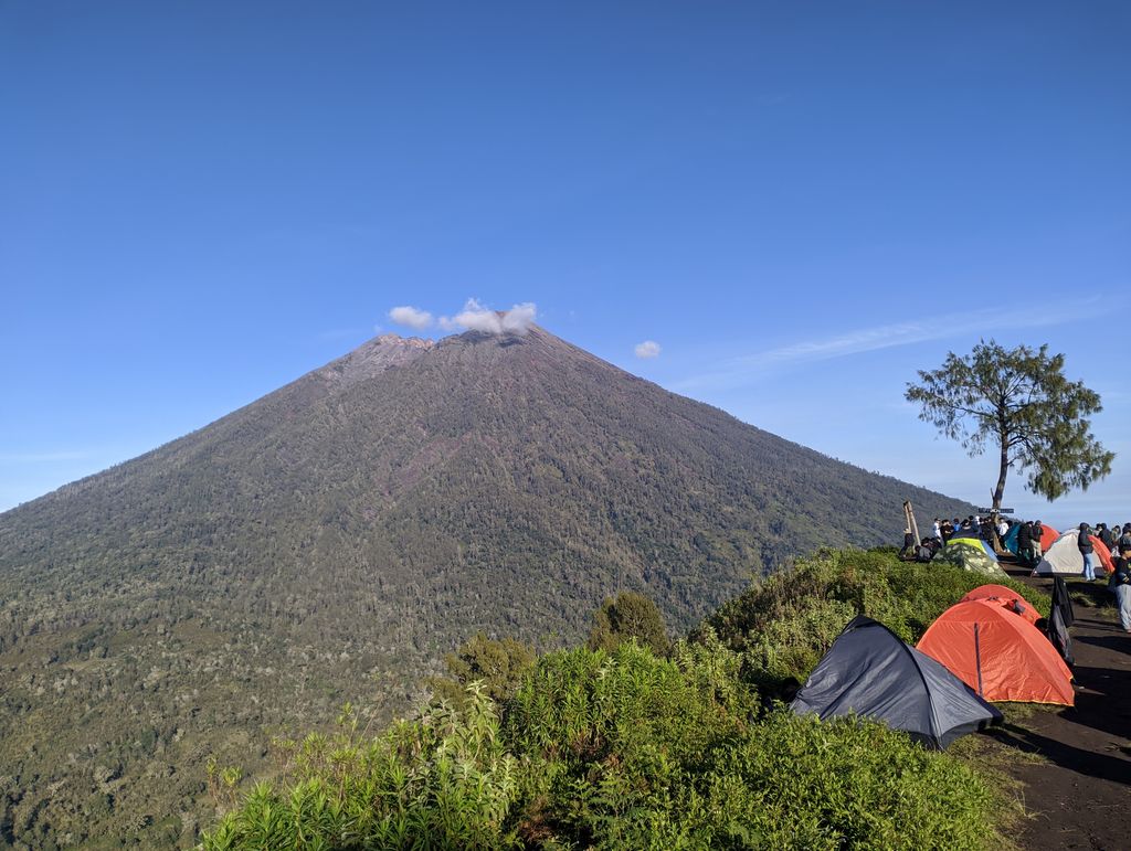 Gunung Rinjani. (Dok. Detikcom/Ahmad Viqi)