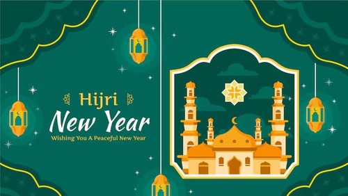 ILUSTRASI TAHUN BARU ISLAM.
