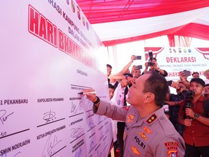 79 Desa di Dumai hingga Meranti Riau Deklarasi Bebas dari Narkoba