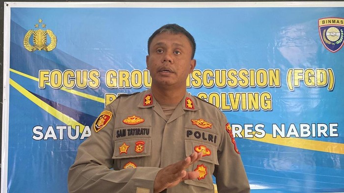 Kapolres Nabire, AKBP Samuel Tatiratu.