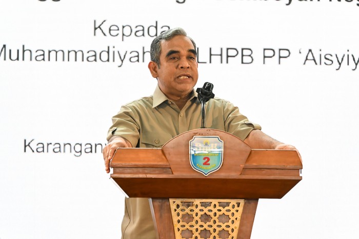 Ketua MPR RI Ahmad Muzani hadir dalam Jambore Muhammadiyah dan Aisyiyah di Tawangmangu, Karanganyar, Jawa Tengah pada Kamis (26/6/2025).
