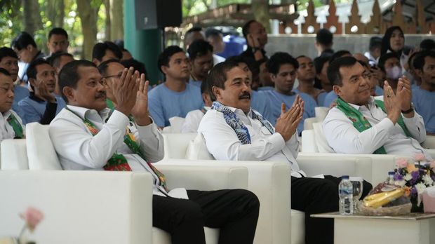 Launching 'Gerakan Nasional Pemasyarakatan, Klien Balai Pemasyarakatan Peduli 2025' di Perkampungan Betawi Setu Babakan, Jakarta Selatan. (Dok. ist)