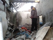 Rumah di Kota Kediri Hancur gegara Septic Tank Meledak