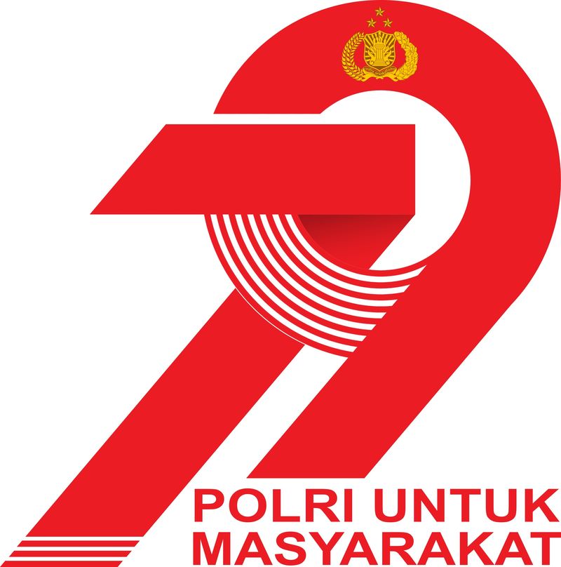 Logo HUT ke-79 Bhayangkara