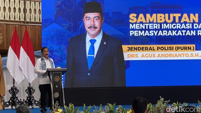 Menteri Imipas Agus Andrianto. (Devi/detikcom)