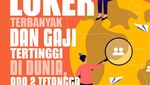 Infografis: 10 Negara dengan Loker Terbanyak dan Gaji Tertinggi di Dunia