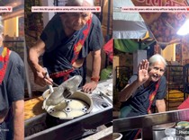 Keren! Nenek Veteran Berusia 80 Tahun Masih Gesit Jualan