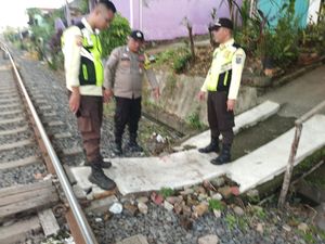 Lansia di Prabumulih Terserempet KA Babaranjang, Korban Selamat