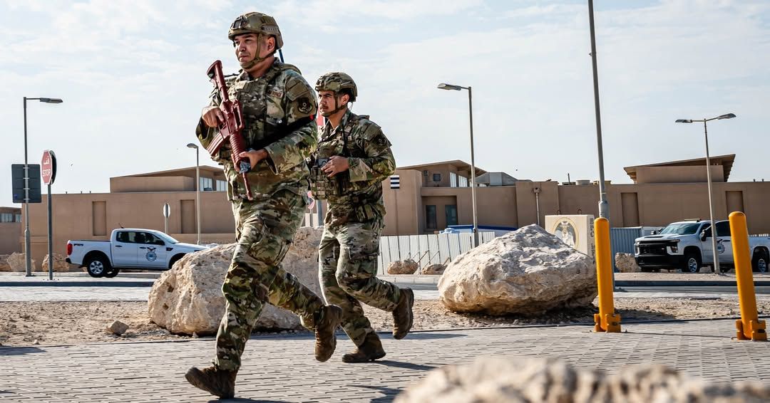 Pangkalan Udara AS Al Udeid Air Base di Qatar. (Instagram/aludeidairbase)