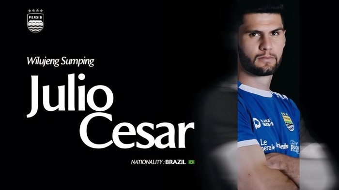 Pengumuman pemain baru Persib, Julio Cesar.
