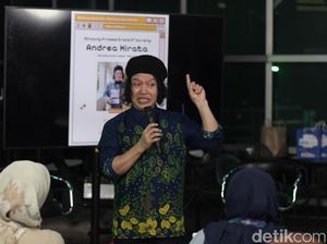 Andrea Hirata Ngobrolin Menulis Kreatif di Kantor detikcom