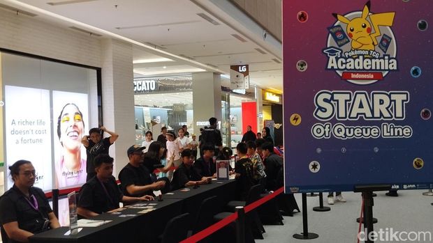 Pokémon TCG Academia yang digelar di Bintaro Jaya Xchange Mall, Tangerang Selatan hingga 13 Juli 2025.