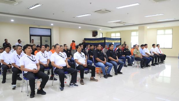 Polres Metro Bekasi Kota menggelar lomba olah TKP menyambut HUT Bhayangkara ke-79. (dok.Istimewa)