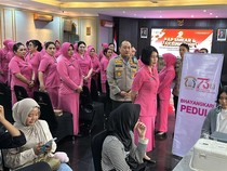 Cegah Kanker Serviks, Polresta Malang Kota Gelar Pap Smear-Vaksinasi HPV Gratis