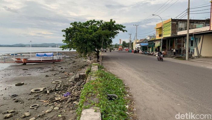 Suasana lahan reklamasi Cempae Parepare.