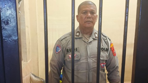 Aiptu RH menjalani patsus karena melakukan pungli