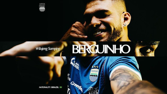 Berguinho resmi gabung Persib Bandung.