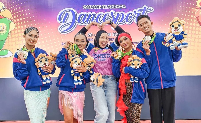 Cabor Dancesport Jember Borong 7 Medali dalam Ajang Porprov IX Jatim