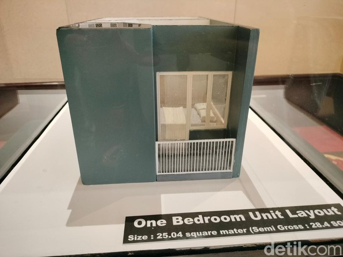 Foto mockup desain apartemen garapan Qatar di RI/Sekar Aqillah Indraswari Foto mockup desain apartemen garapan Qatar di RI
