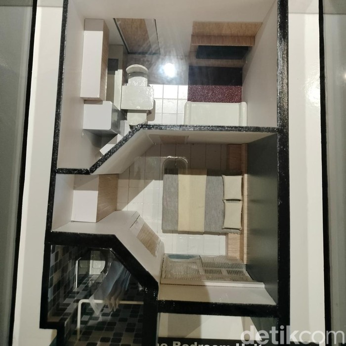 Foto mockup desain apartemen garapan Qatar di RI/Sekar Aqillah Indraswari Foto mockup desain apartemen garapan Qatar di RI