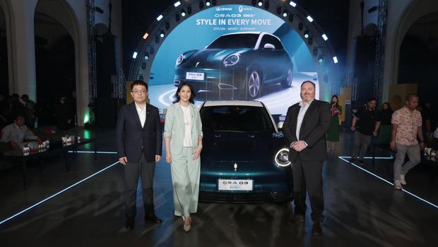 GWM Luncurkan Mobil Listrik Gaya Retro ORA 3,  Harga Rp 379 Juta
