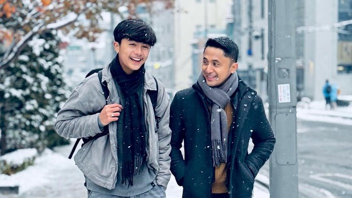Hengky Kurniawan dan anaknya