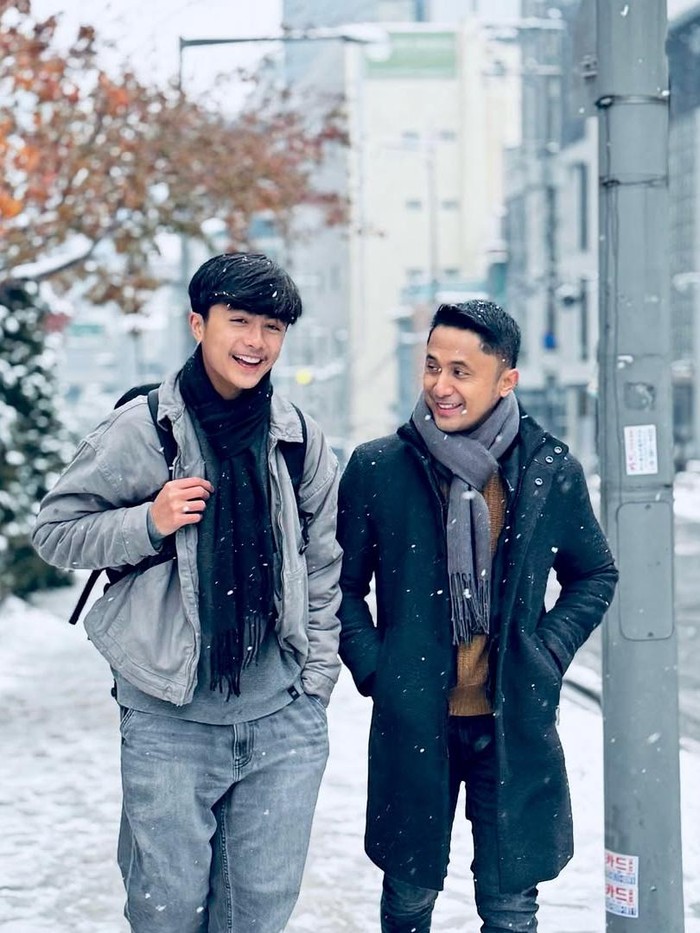 Hengky Kurniawan dan anaknya