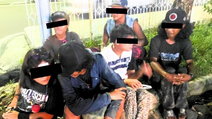 Kumpulan pengamen punk ditertibkan Satpol PP Tarakan. Foto: dokumentasi Satpol PP Tarakan
