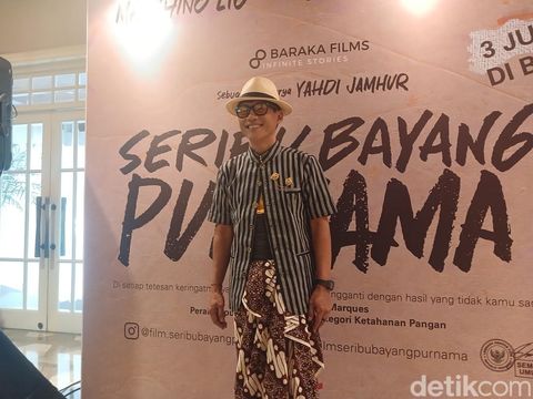 Nugie membintangi film Seribu Bayang Purnama.