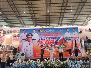Ribuan Peserta Ikuti Karate Championship Bupati Cup ke-4 di Lombok Tengah