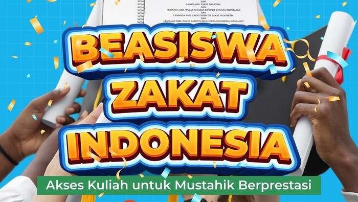Pendafatran Beasiswa Zakat Indonesia dibuka hingga 11 Juli 2025.