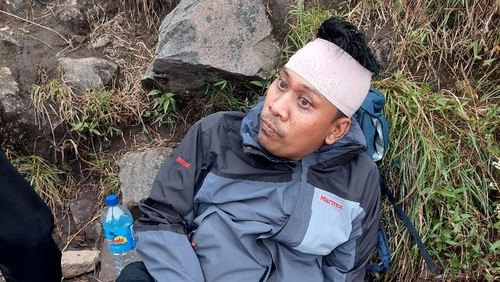 Pendaki Malaysia dikabarkan jatuh di jalur menuju Segara Anak Rinjani, Lombok, NTB. (Istimewa)