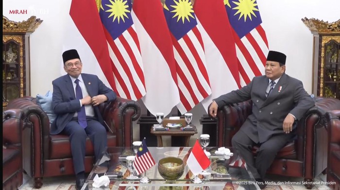 PM Malaysia Bertemu Presiden Prabowo.