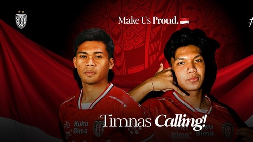 Rahmat Arjuna Rezki (kiri) dan Kadek Arel Priyatna saat ini menjalani TC bersama Timnas Indonesia U-23 untuk persiapan AFF U-23 2025.
